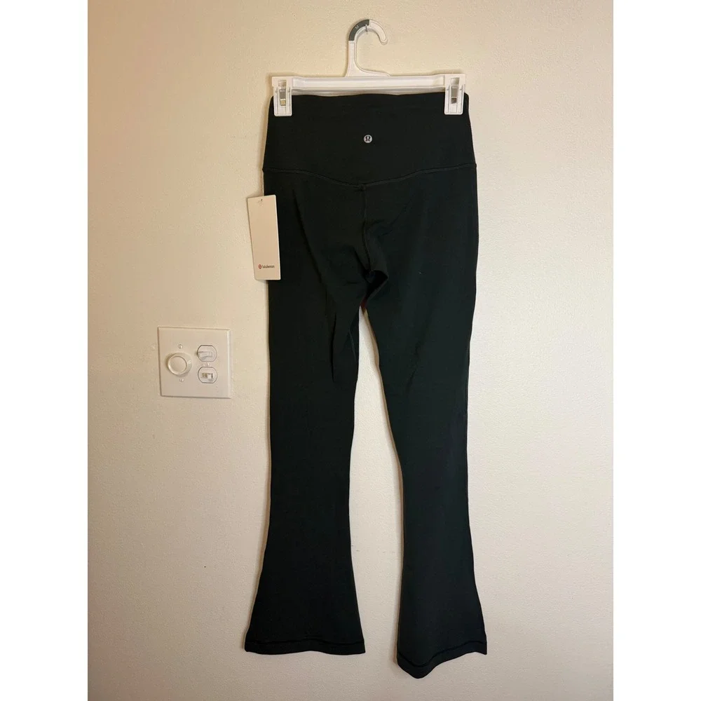 Lululemon Align HR Mini Flare Rainforest Green Size 6 NWT $118 MSRP